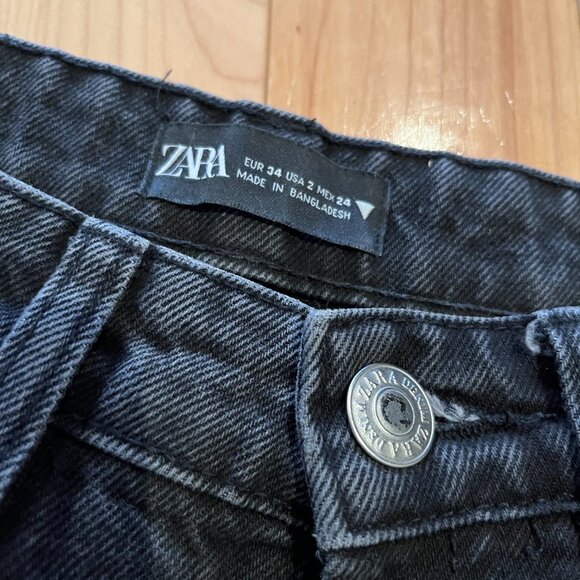 Zara - Black Jeans (Size 2) - Picture 4 of 7